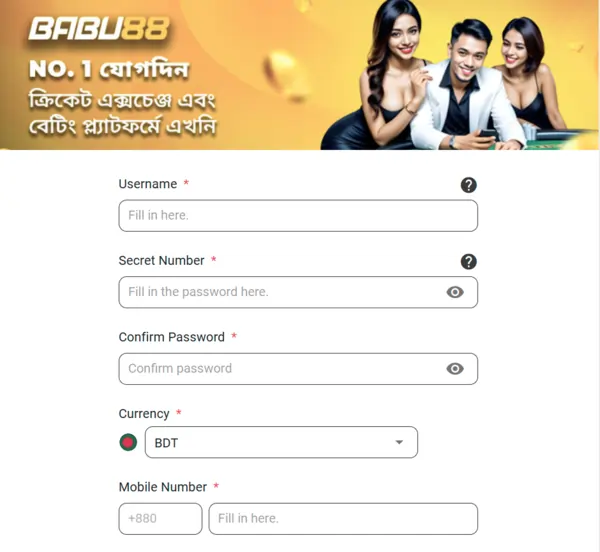 babu88 register